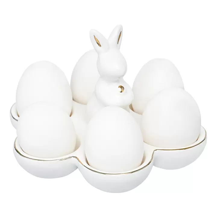 Подставка для яиц easter bunny из коллекции essential, 17х17x12,5 см
