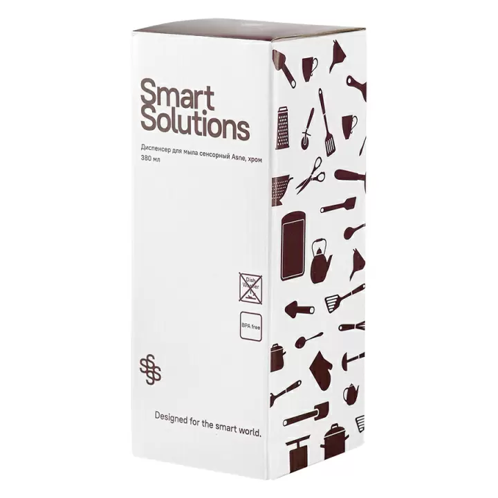 Диспенсер для мыла сенсорный Smart Solutions Asne, 380 мл, хром