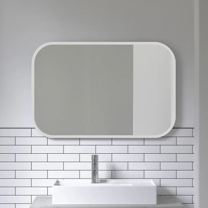 Зеркало настенное Umbra Hub 61х91 см, белое