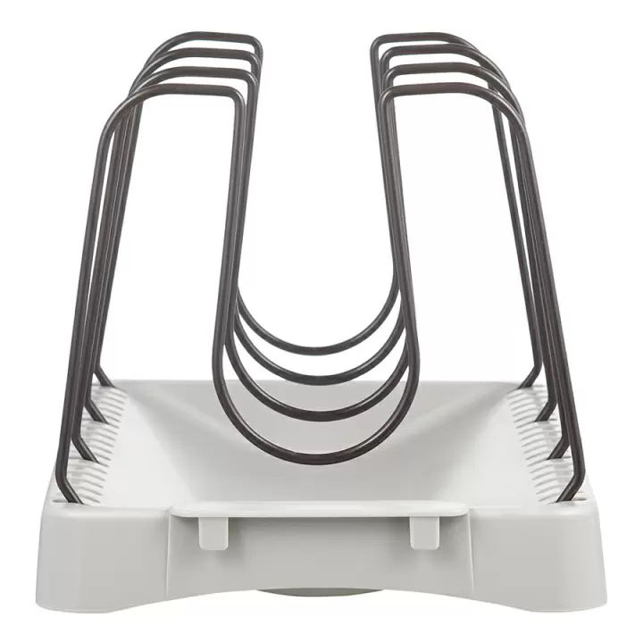 Органайзер для посуды Smart Solutions Ronja, 26,8х20,5 см, светло-серый/темно-сливовый