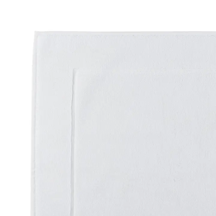 Коврик для ванной белого цвета Tkano Essential, 50х80 см