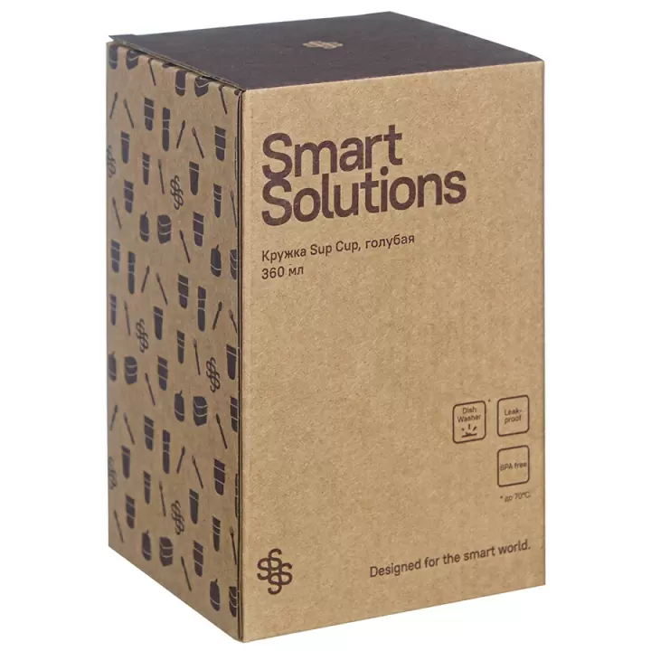 Кружка Smart Solutions Sup Cup, 360 мл, голубая