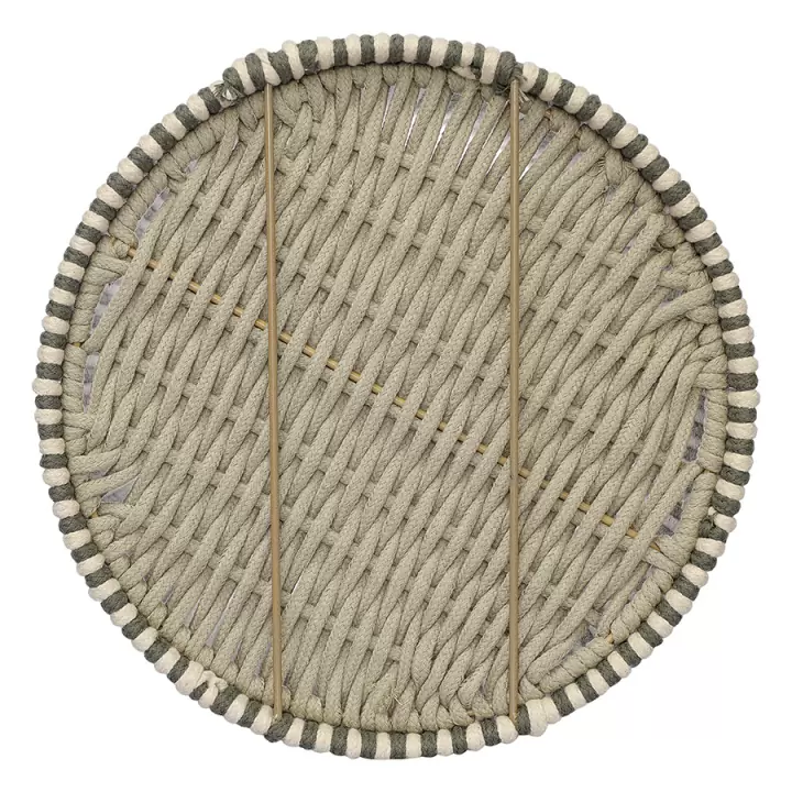 Корзина плетеная dholak grey из коллекции ethnic, размер m