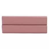 Простыня на резинке из сатина темно-розового цвета из коллекции essential, 160х200х30 см