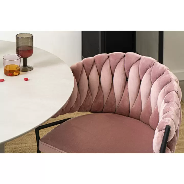 Кресло lind, розовое