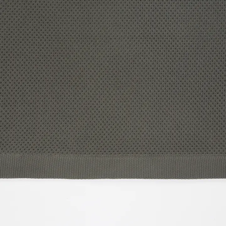 Полотенце для рук вафельное темно-серого цвета из коллекции essential, 50х90 см