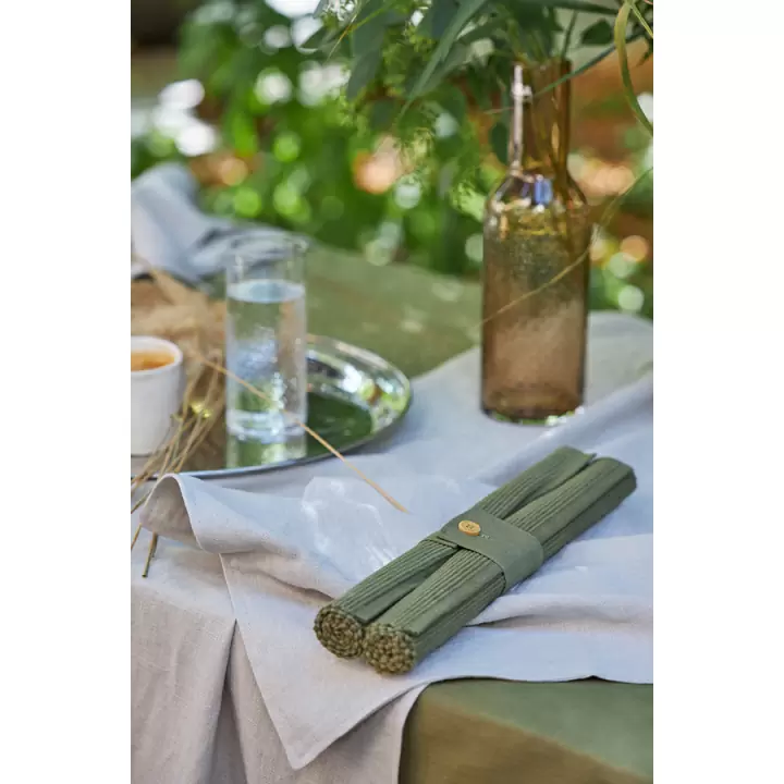 Набор салфеток под приборы оливкового цвета из коллекции wild, 35х45 см