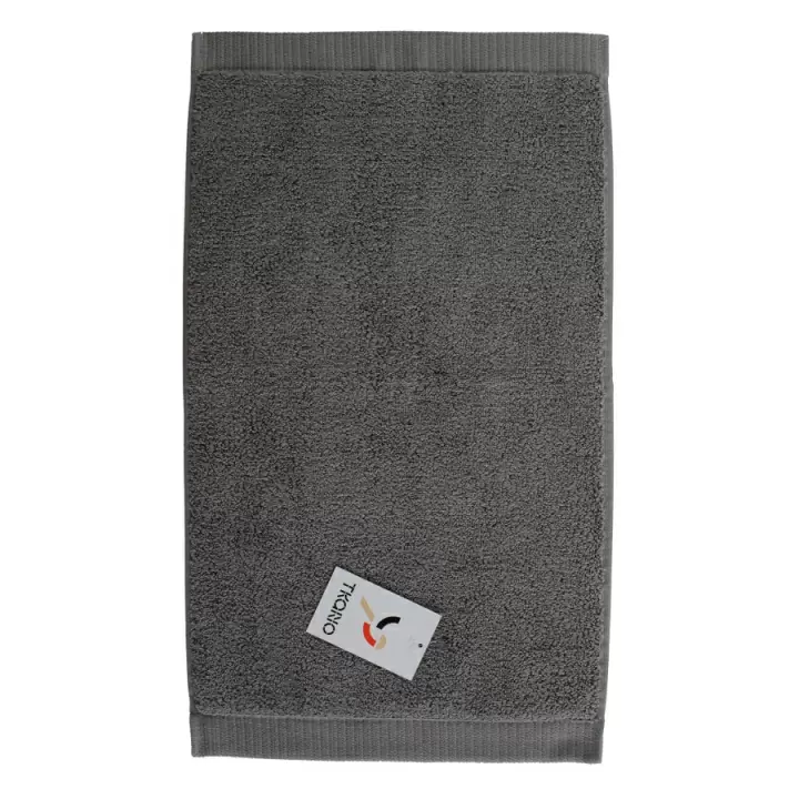 Полотенце для рук темно-серого цвета из коллекции essential, 50х90 см
