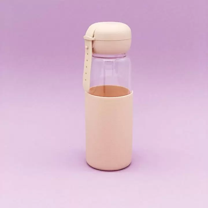 Бутылка Talk You Strap, розовая (350 мл)
