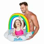 Круг надувной детский BigMouth Rainbow