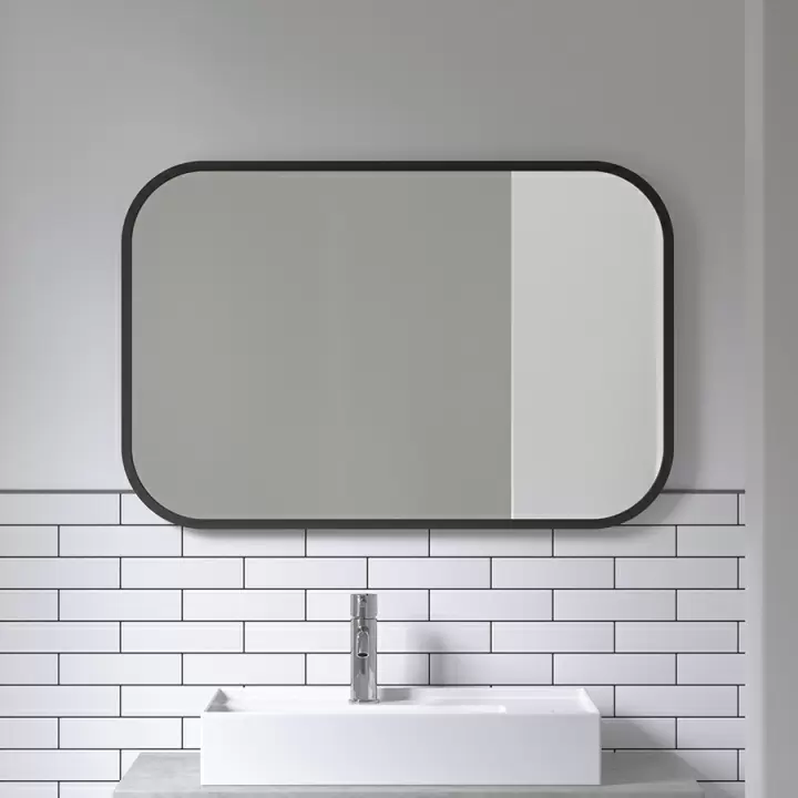 Зеркало прямоугольное Umbra Hub 61 х 91 см, черное