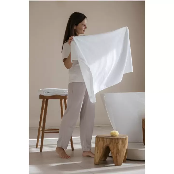 Полотенце банное Tkano, белое, 150х90 см