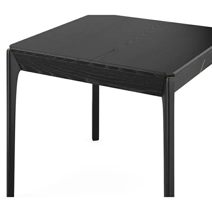 Стол обеденный aska, 85х85 см, черный