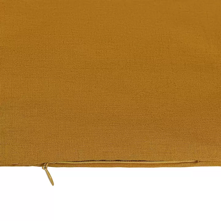 Комплект постельного белья изо льна и хлопка цвета карри из коллекции essential, 200х220 см