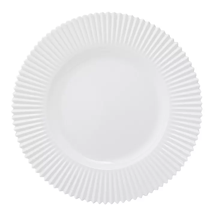 Набор из двух тарелок белого цвета из коллекции edge, 21 см