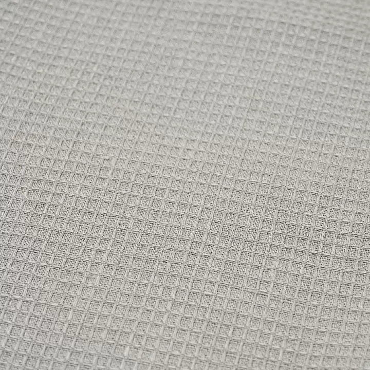 Набор из двух вафельных полотенец изо льна серого цвета из коллекции essential, 50х70 см