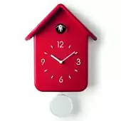 Часы с кукушкой Guzzini QQ, красные
