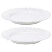 Набор из двух тарелок белого цвета из коллекции edge, 26 см