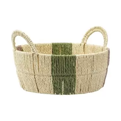 Корзина плетеная круглая bodhran nature из коллекции ethnic, размер l