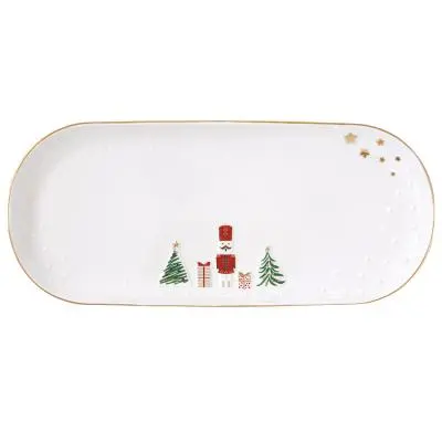 Блюдо сервировочное let it snow, 34х15 см