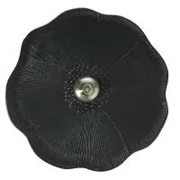 Светильник настенный wildflower, D46 см, черный