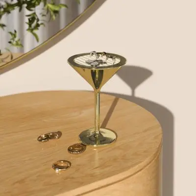 Подставка для колец Umbra Tini Martini, латунь