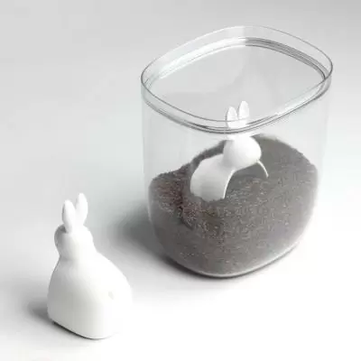 Контейнер с мерной ложкой Qualy Bella Bunny 3,5 л