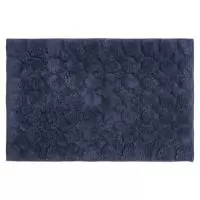 Коврик для ванной bubbles темно-синего цвета из коллекции Tkano Essential, 50х80 см