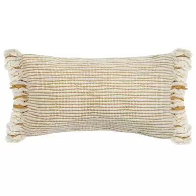 Чехол на подушку горчичного цвета clouds из коллекции ethnic, 35х60 см