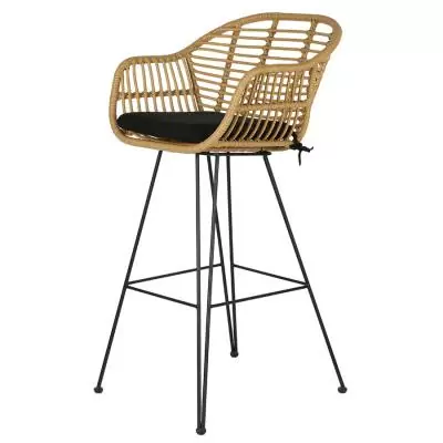 Стул барный vetle bent, ротанг