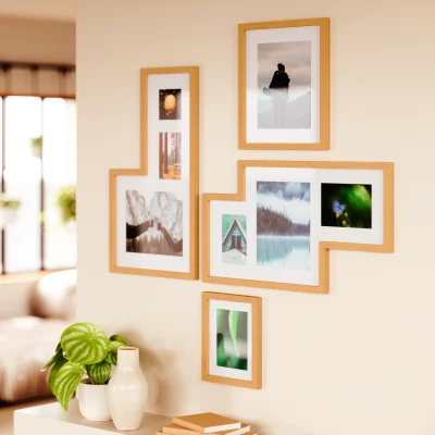 Набор фоторамок Umbra Mingle Gallery 4 шт, дерево
