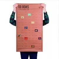Постер Doiy «100 блюд, которые нужно попробовать, прежде чем умереть»