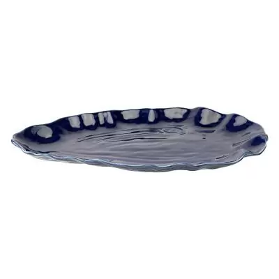 Блюдо сервировочное clams синего цвета из коллекции sea treasures