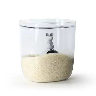 Контейнер с мерной ложкой Qualy Lucky Mouse 3,5 л