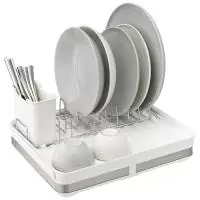 Сушилка для посуды Smart Solutions Atle раздвижная большая, белая