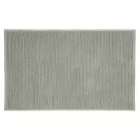 Коврик для ванной фактурный светло-серого цвета из коллекции essential, 50х80 см