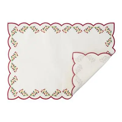 Салфетка под приборы Морозные ягоды из коллекции new year essential, 33х48см