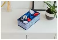 Органайзер для хранения белья Волны 8 ячеек, 28×14×10 см, синий