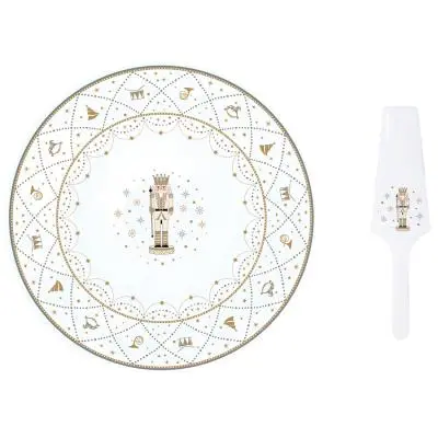 Блюдо для торта с лопаткой royal nutcracker, D31 см