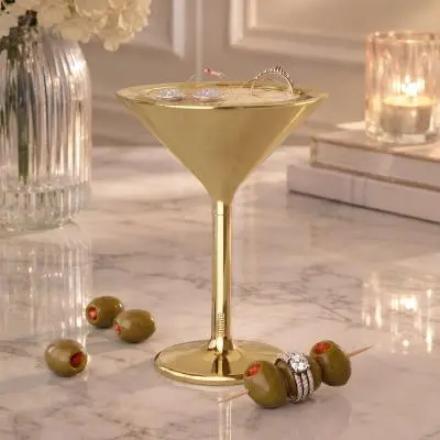 Подставка для колец Umbra Tini Martini, латунь