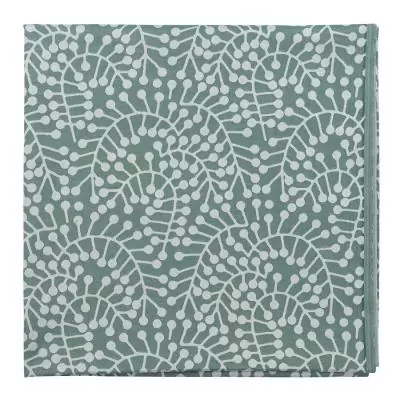 Скатерть из хлопка зеленого цвета с рисунком Спелая смородина, scandinavian touch, 180х260см