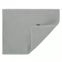 Салфетка под приборы из стираного льна серого цвета из коллекции essential, 35х45 см