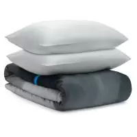 Комплект постельного белья из умягченного сатина из коллекции slow motion, electric blue, 200х220 см
