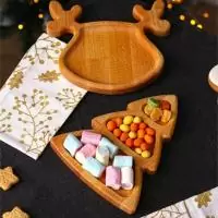 Подарочный набор посуды Adelica Новогодний олень