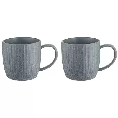 Набор кружек Liberty Jones Soft Ripples, 350 мл, серые, 2 шт