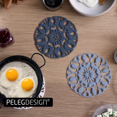 Подставка под горячее 3в1 Peleg Design TriveTile, белый/серый