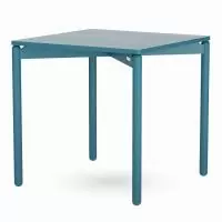 Стол обеденный saga, 75х75 см, сине-зеленый