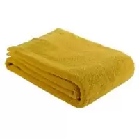 Полотенце банное горчичного цвета Tkano из коллекции Essential, 90х150 см
