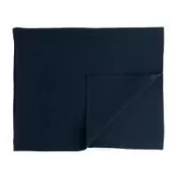Дорожка на стол из умягченного льна темно-синего цвета essential, 45х150 см
