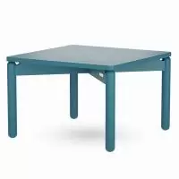 Столик кофейный saga, 60х60 см, сине-зеленый